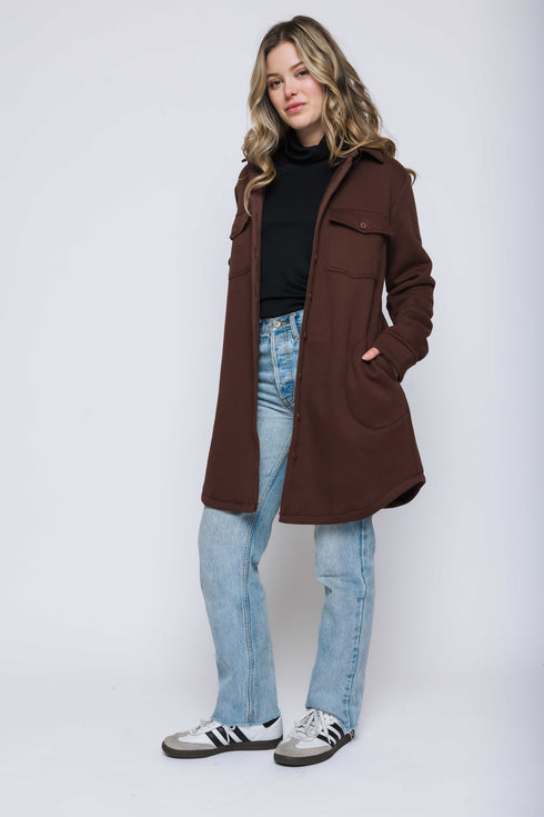Jackie-Sherpa Button-Up